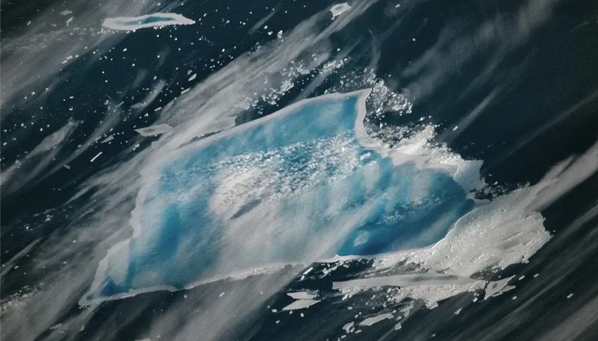 Antarctica’s Oldest, Largest Iceberg Is Turning an Ominous Blue Color